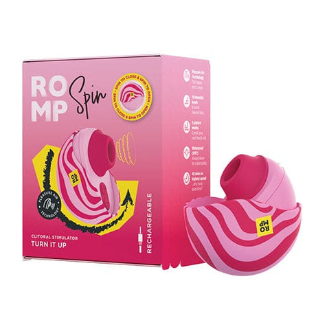 Romp - Spin Discreet Clitoral Air Stimulator (Pink) RM1031 CherryAffairs