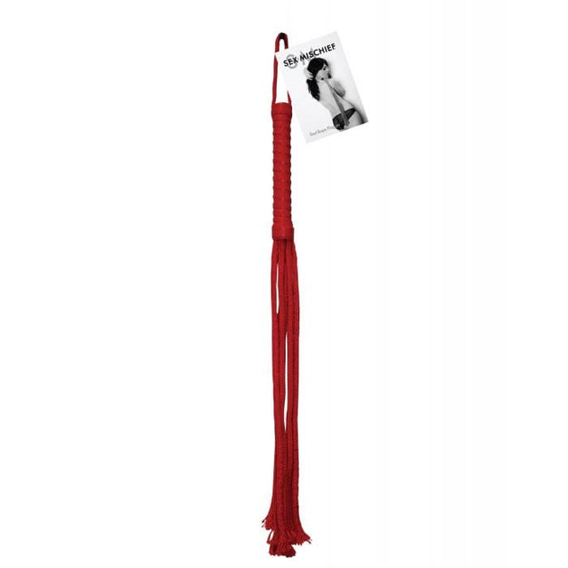 S&M - Sex and Mischief Rope Flogger (Red) SM1058 CherryAffairs