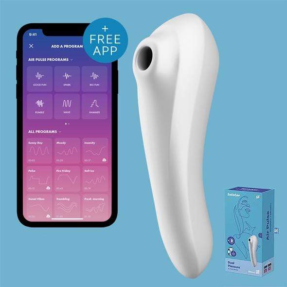 Satisfyer - Dual Pleasure App-Controlled Clitoral Air Stimulator Vibrator CherryAffairs