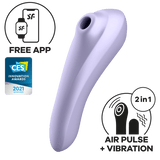 Satisfyer - Dual Pleasure App-Controlled Clitoral Air Stimulator Vibrator CherryAffairs