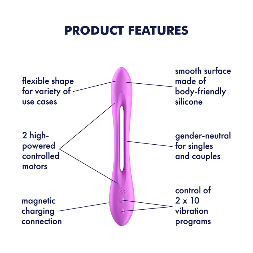 Satisfyer - Elastic Joy Flexible Multi Vibrator CherryAffairs