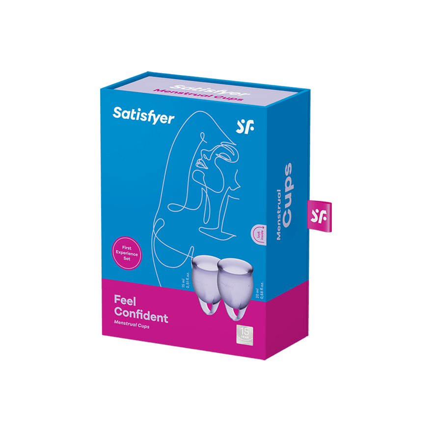 Satisfyer - Feel Confident Menstrual Cup Set CherryAffairs