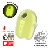 Satisfyer - Glowing Ghost Glow in the Dark Clitoral Air Stimulator (Yellow) STF1310 CherryAffairs