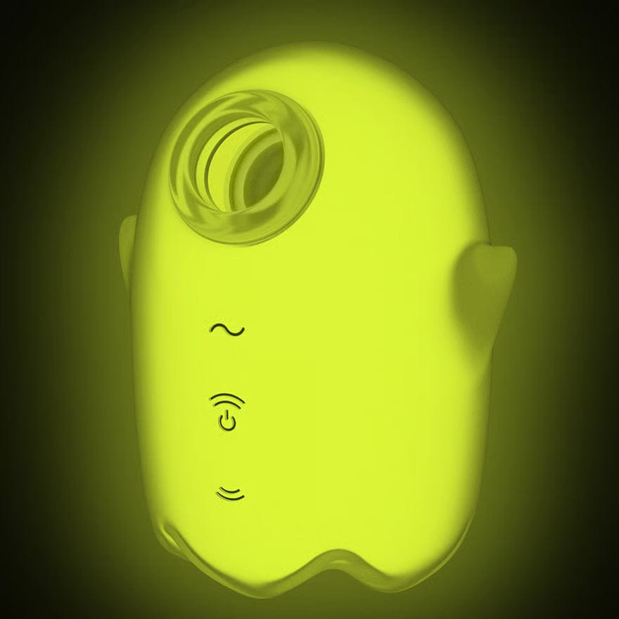 Satisfyer - Glowing Ghost Glow in the Dark Clitoral Air Stimulator (Yellow) STF1310 CherryAffairs