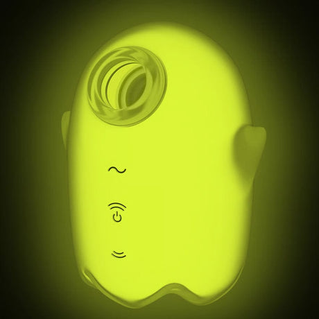 Satisfyer - Glowing Ghost Glow in the Dark Clitoral Air Stimulator (Yellow) STF1310 CherryAffairs