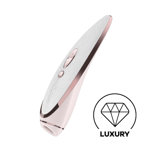 Satisfyer - Luxury Pret-a-Porter Air Pulse Vibration Clitoral Air Stimulator (White)