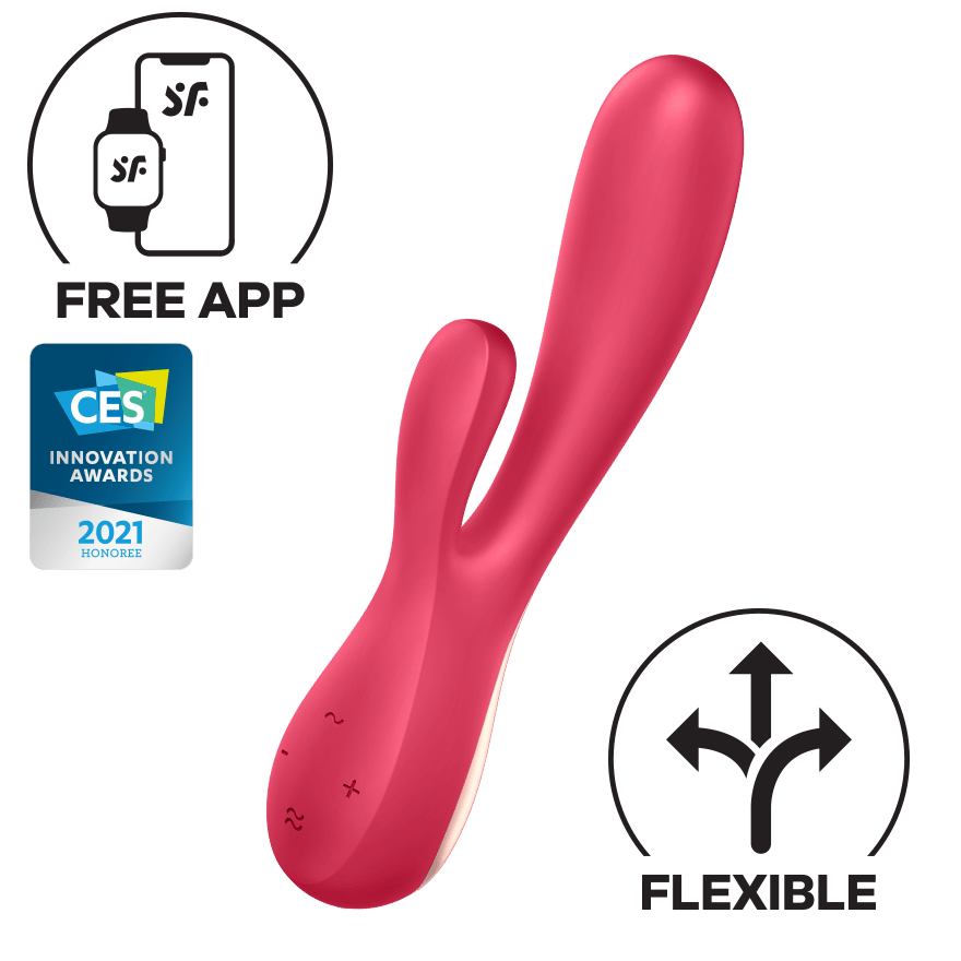 Satisfyer - Mono Flex App-Controlled Rabbit Vibrator CherryAffairs