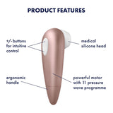 Satisfyer - Number 1 Clitoral Air Stimulator (Rose Gold) STF1006 CherryAffairs