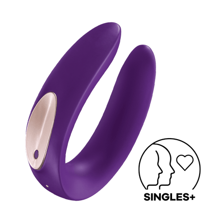 Satisfyer - Partner Plus Couple Vibrator (Purple) PT1002 CherryAffairs