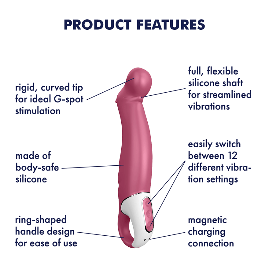 Satisfyer - Petting Hippo G Spot Vibrator (Pink) STF1037 CherryAffairs