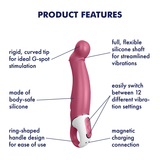 Satisfyer - Petting Hippo G Spot Vibrator (Pink) STF1037 CherryAffairs