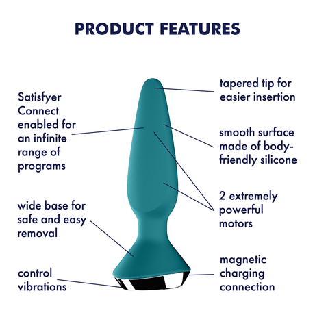 Satisfyer - Plugilicious 1 App-Controlled Anal Plug CherryAffairs