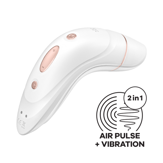 Satisfyer - Pro 1+ Air Pulse Clitoral Air Stimulator (White) STF1010 CherryAffairs