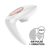 Satisfyer - Pro 4 Couples' Vibrator (White) STF1008 CherryAffairs