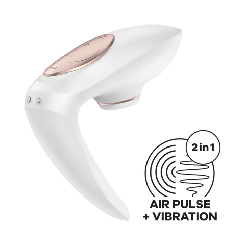 Satisfyer - Vibrateur Pro 4 pour couples (blanc)