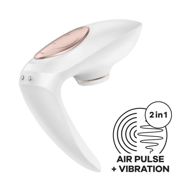 Satisfyer - Pro 4 Couples' Vibrator (White) STF1008 CherryAffairs