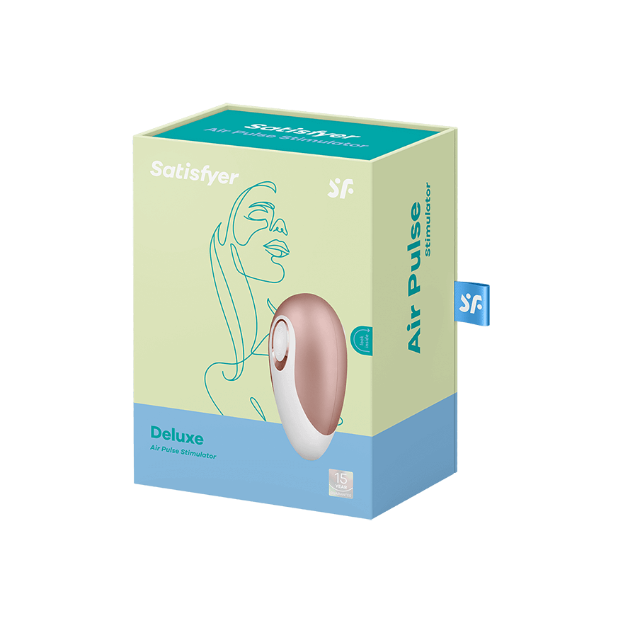 Satisfyer - Pro Deluxe Air Pulse Rechargeable Clitoral Air Stimulator (Rose Gold) STF1003 CherryAffairs