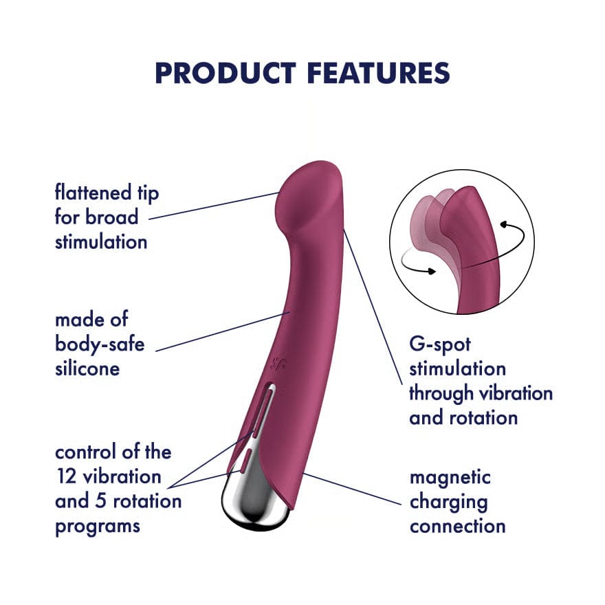 Satisfyer - Spinning G-Spot 1 Rotating G Spot Vibrator CherryAffairs