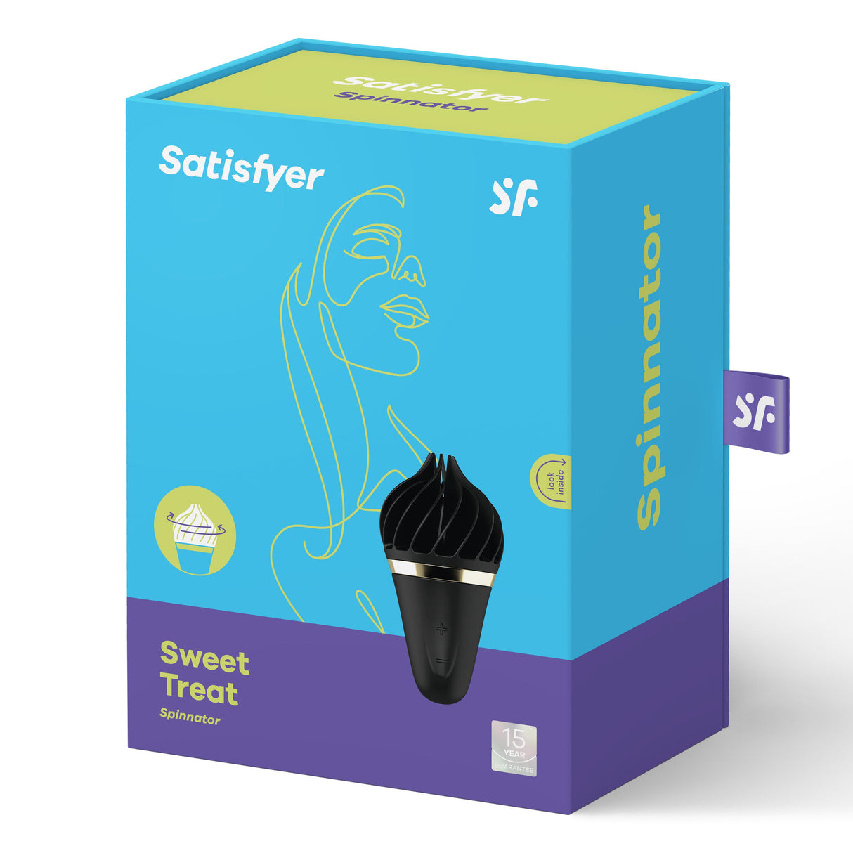 Satisfyer - Sweet Treat Spinnators Lay On Discreet Clit Massager CherryAffairs