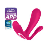 Satisfyer - Top Secret+ App-Controlled Wearable Dual Vibrator CherryAffairs