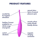 Satisfyer - Twirling Joy App-Controlled Clit Massager CherryAffairs