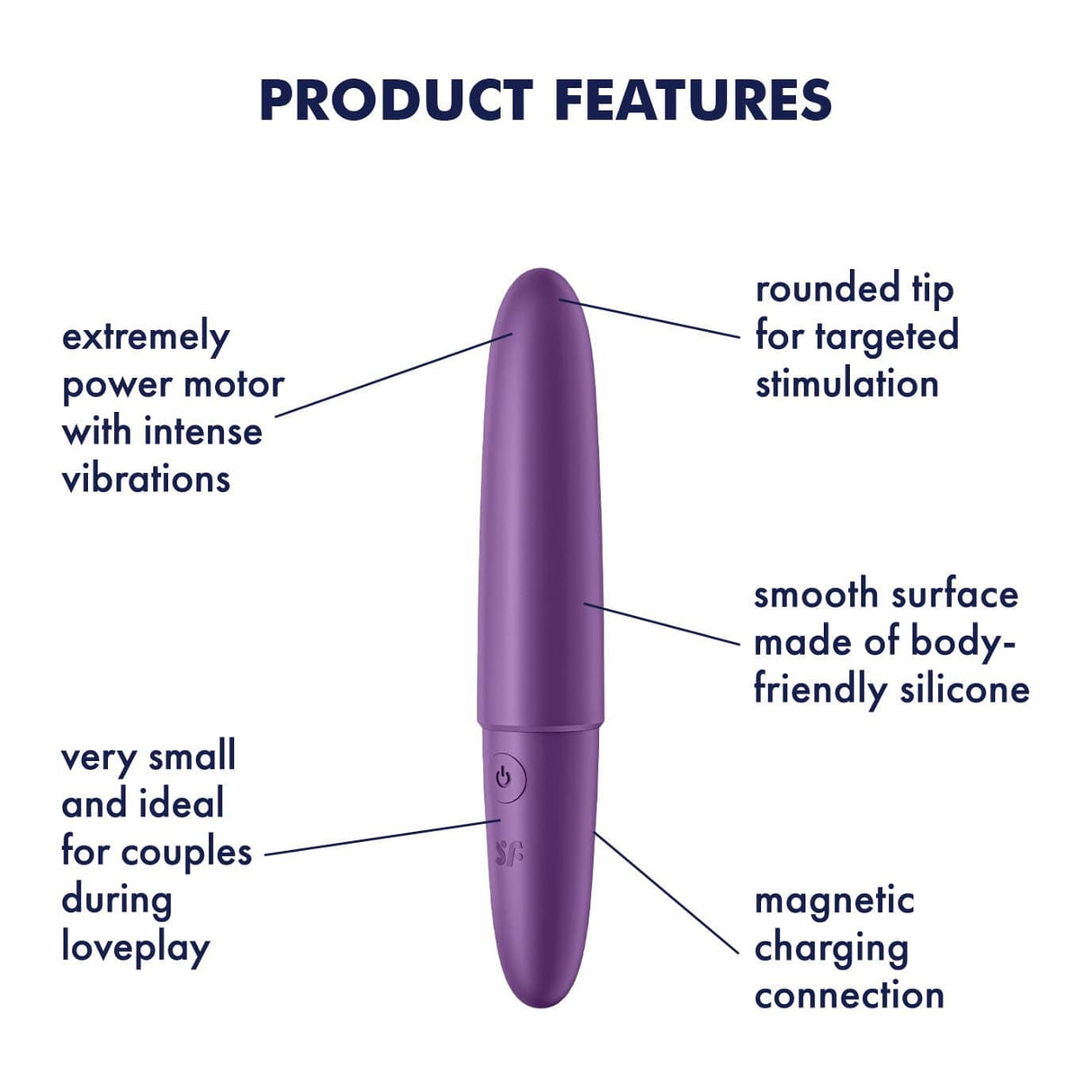 Satisfyer - Ultra Power Bullet 6 Vibrator CherryAffairs