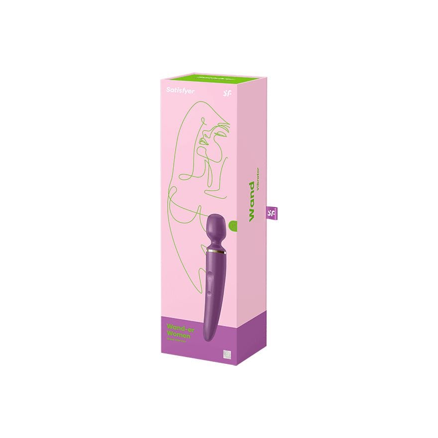 Satisfyer - Wand-er Women XXL Rechargeable Wand Massager (Purple) STF1087 CherryAffairs