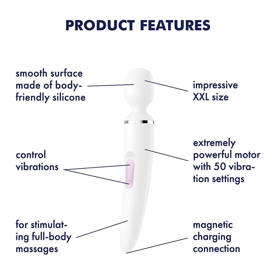 Satisfyer - Wand-er Women XXL Rechargeable Wand Massager CherryAffairs