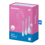 Satisfyer - Yoni Power 2 Silicone Kegel Balls Training Set CherryAffairs