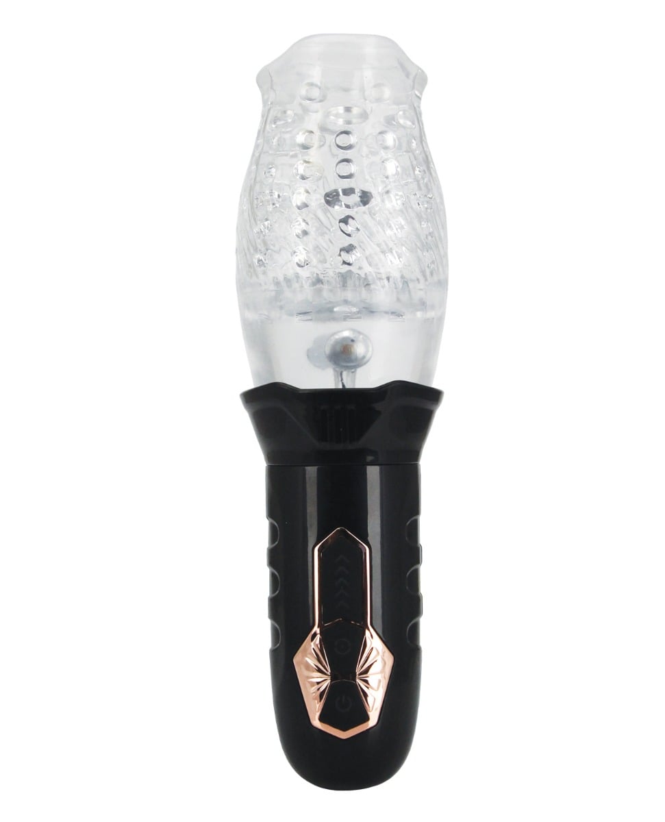 Secwell - Cyclone Spinning Oral Masturbator (Black) SEC1003 CherryAffairs