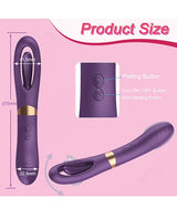 Secwell - Lisa Flicking G-Spot Vibrator (Purple) SEC1004 CherryAffairs
