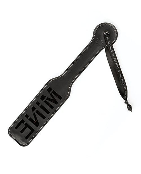 Sei Mio - You're All Mine Impression Spanking Paddle (Black) SEM1003 CherryAffairs