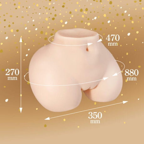 Seiraku Toys - Elegant Girl Premium Realistic 3D Torso Masturbator (Beige) SRT1014 CherryAffairs