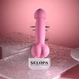 SELOPA - A Bit Nutty Rechargeable Realistic Dildo Vibrator (Pink) EV1223 CherryAffairs