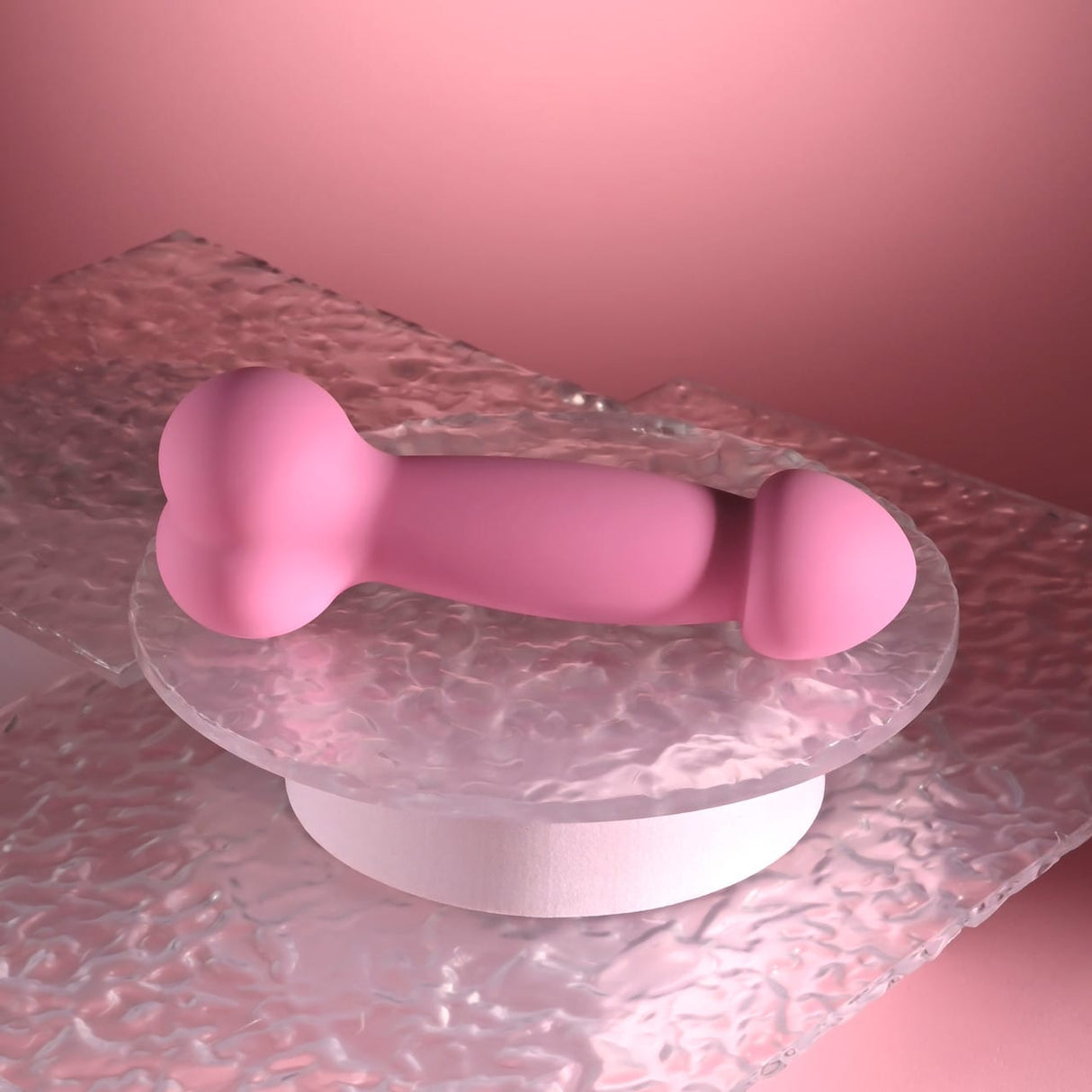 SELOPA - A Bit Nutty Rechargeable Realistic Dildo Vibrator (Pink) EV1223 CherryAffairs