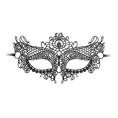 Shots - Ouch Black and White Lace Eye Mask Queen (Black) ST1066 CherryAffairs