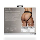 Shots - Ouch Vibrating Strap On Panty Harness with Open Back CherryAffairs