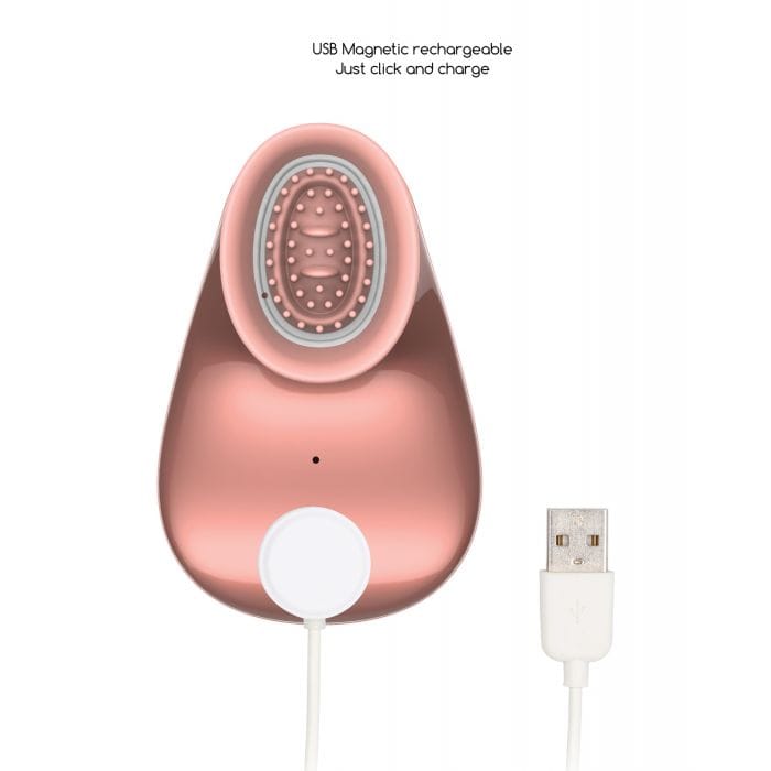 Shots - Twitch Innovation Hands-Free Clitoral Vibrator (Rose Gold) ST1096 CherryAffairs