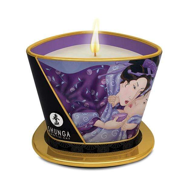 Shunga - Erotic Art Massage Candle Zenitude Exotic Green Tea 5.7oz CherryAffairs