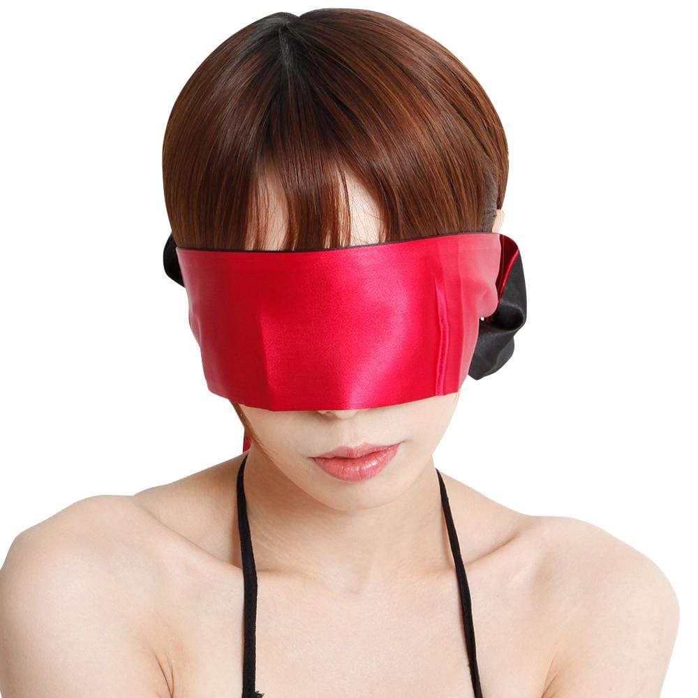 SM VIP - Blindfold and Restraints Set of 3 Ribbons CherryAffairs