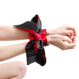 SM VIP - Blindfold and Restraints Set of 3 Ribbons CherryAffairs