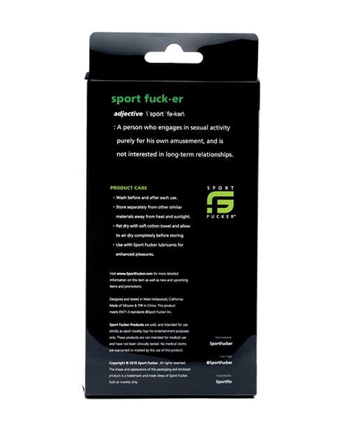 Sport Fucker - Crossfit Silicone Prostate Massager (Black) SPF1010 CherryAffairs
