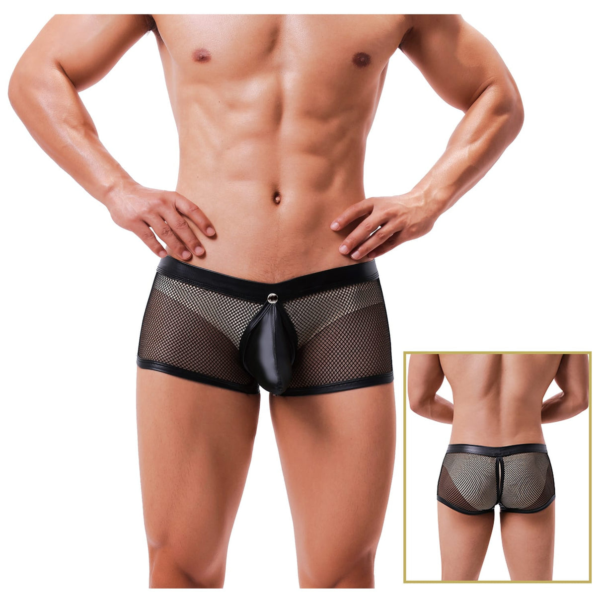 Stylish Platinum Guys - Men's Sheer Underwear Collection CherryAffairs