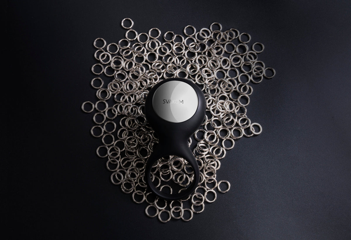 Svakom - Tyler Rechargeable Vibrating Cock Ring SK1097 CherryAffairs