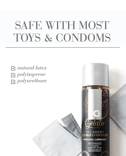 System JO - Gelato Double Chocolate Flavoured Water Based Lubricant 30 ml SJ1245 CherryAffairs