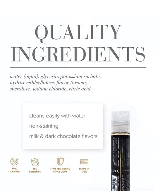 System JO - Gelato Double Chocolate Flavoured Water Based Lubricant 30 ml SJ1245 CherryAffairs