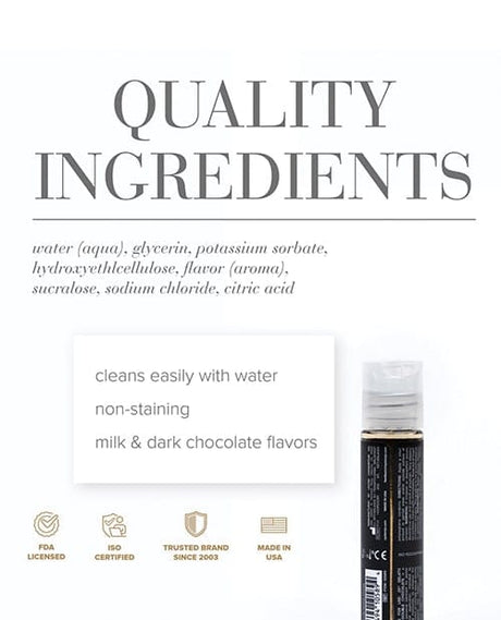 System JO - Gelato Double Chocolate Flavoured Water Based Lubricant 30 ml SJ1245 CherryAffairs