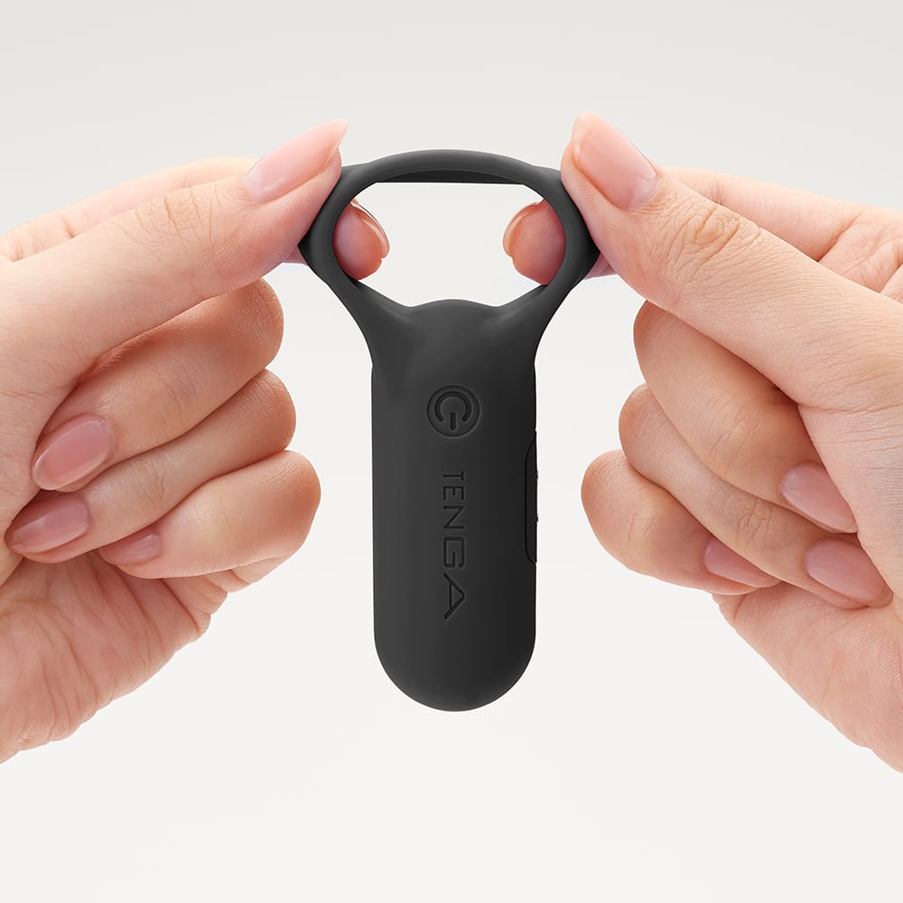 Tenga - Pairing Plus Vibrating Silicone Cock Ring CherryAffairs