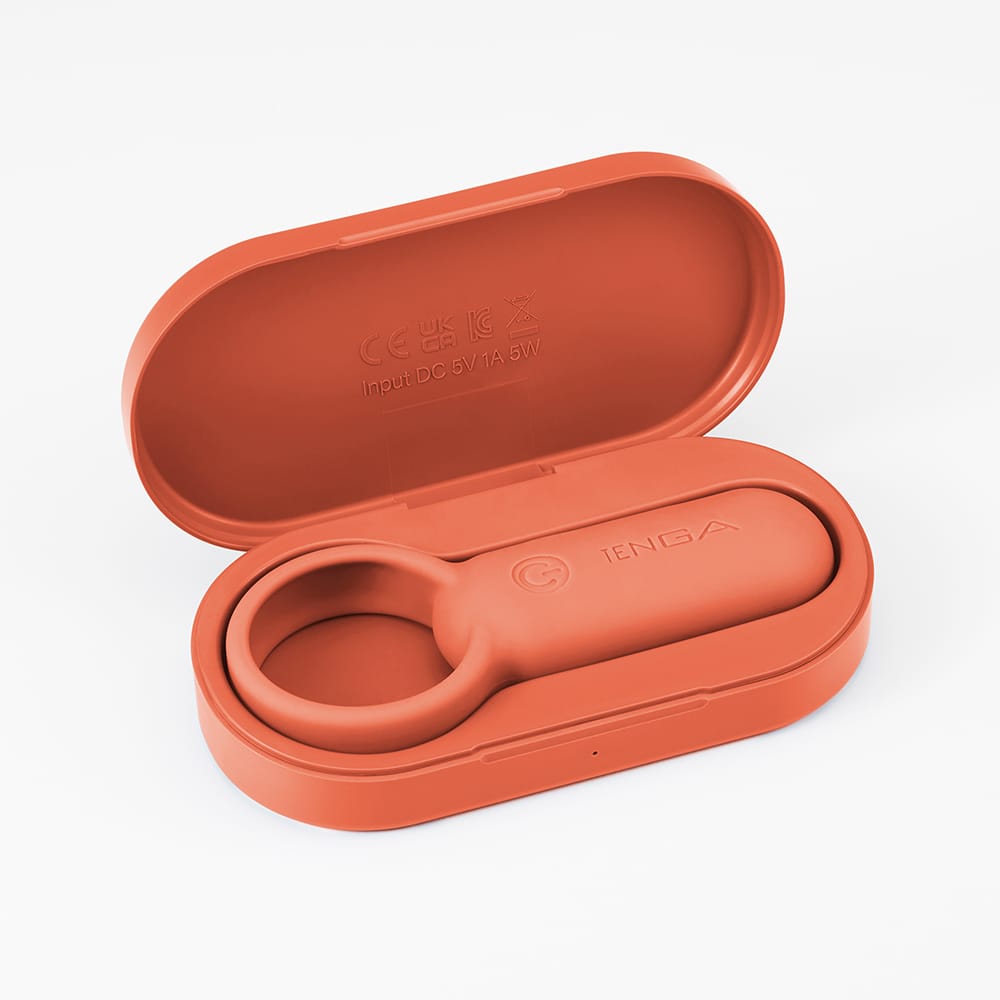 Tenga - Pairing Vibrating Silicone Cock Ring CherryAffairs
