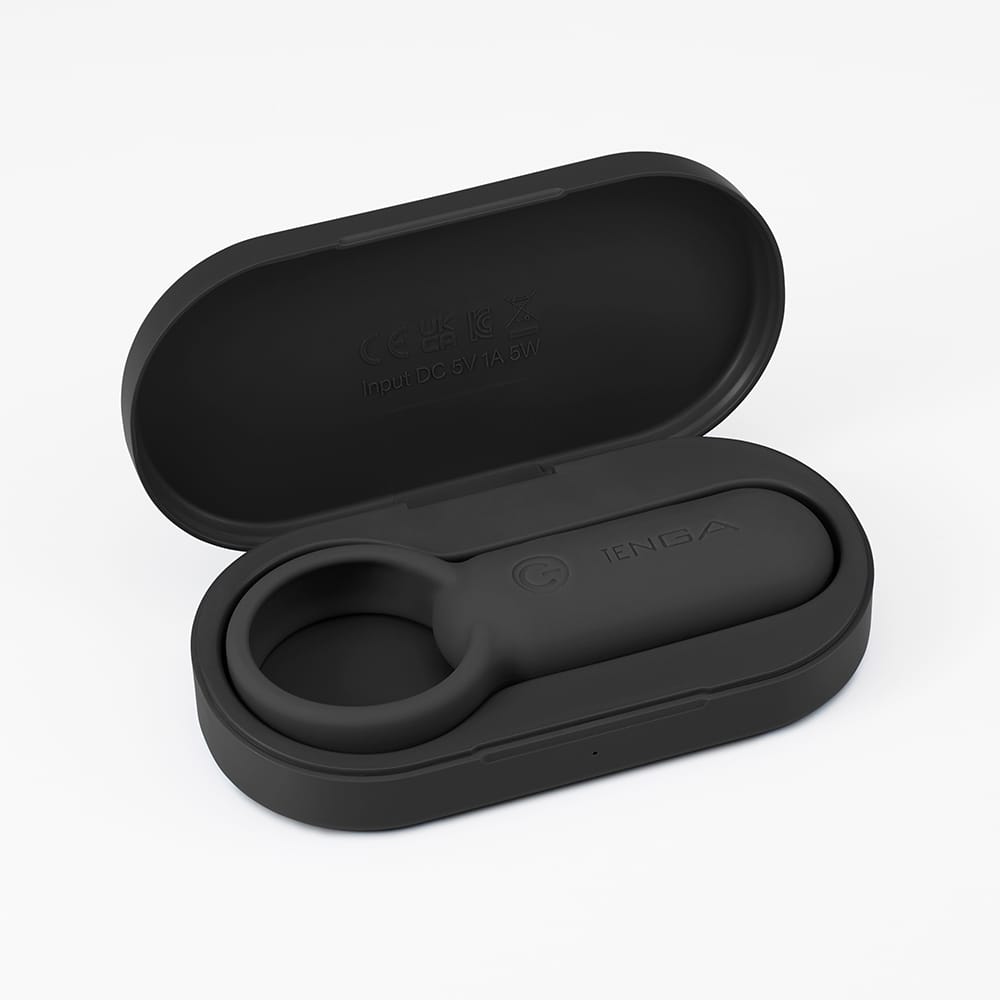 Tenga - Pairing Vibrating Silicone Cock Ring CherryAffairs